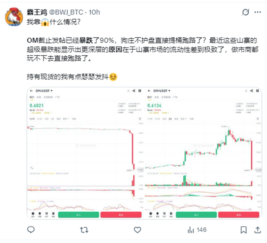 又一个百倍币崩盘！起底币圈OM代币骗局：一场精心设计的币圈资金盘游戏！插图10