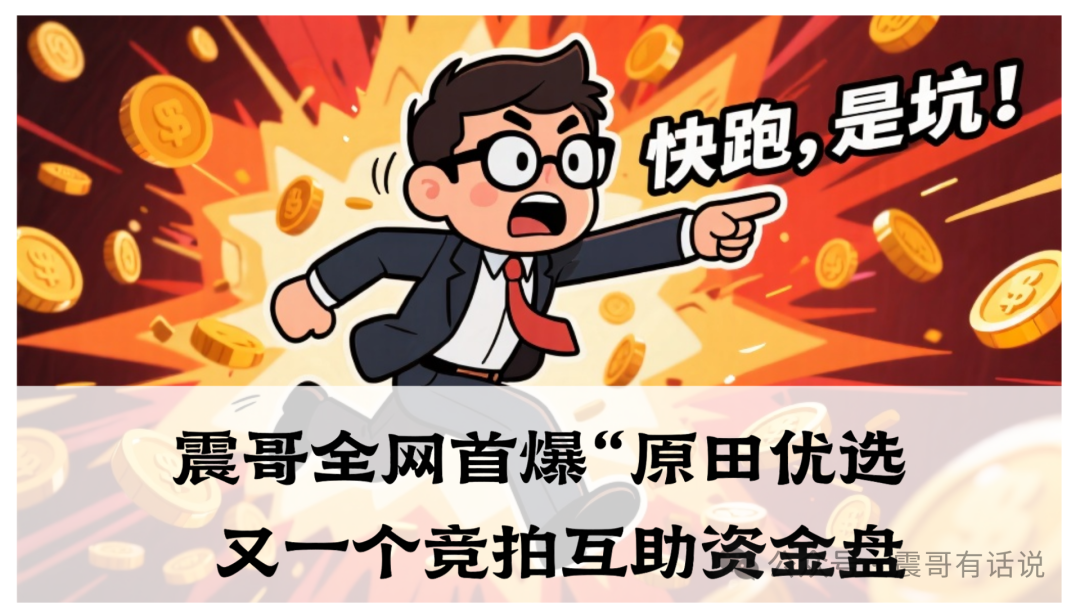 震哥全网首爆“原田优选”，又一个竞拍互助资金盘