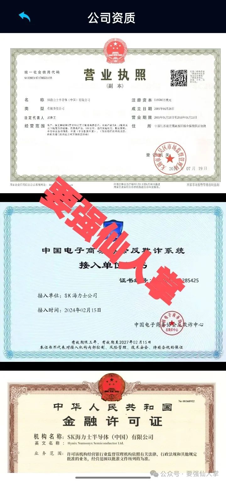 曝光一个打着半导体芯片的资金盘骗局SK Hynix（SK海力士）插图7