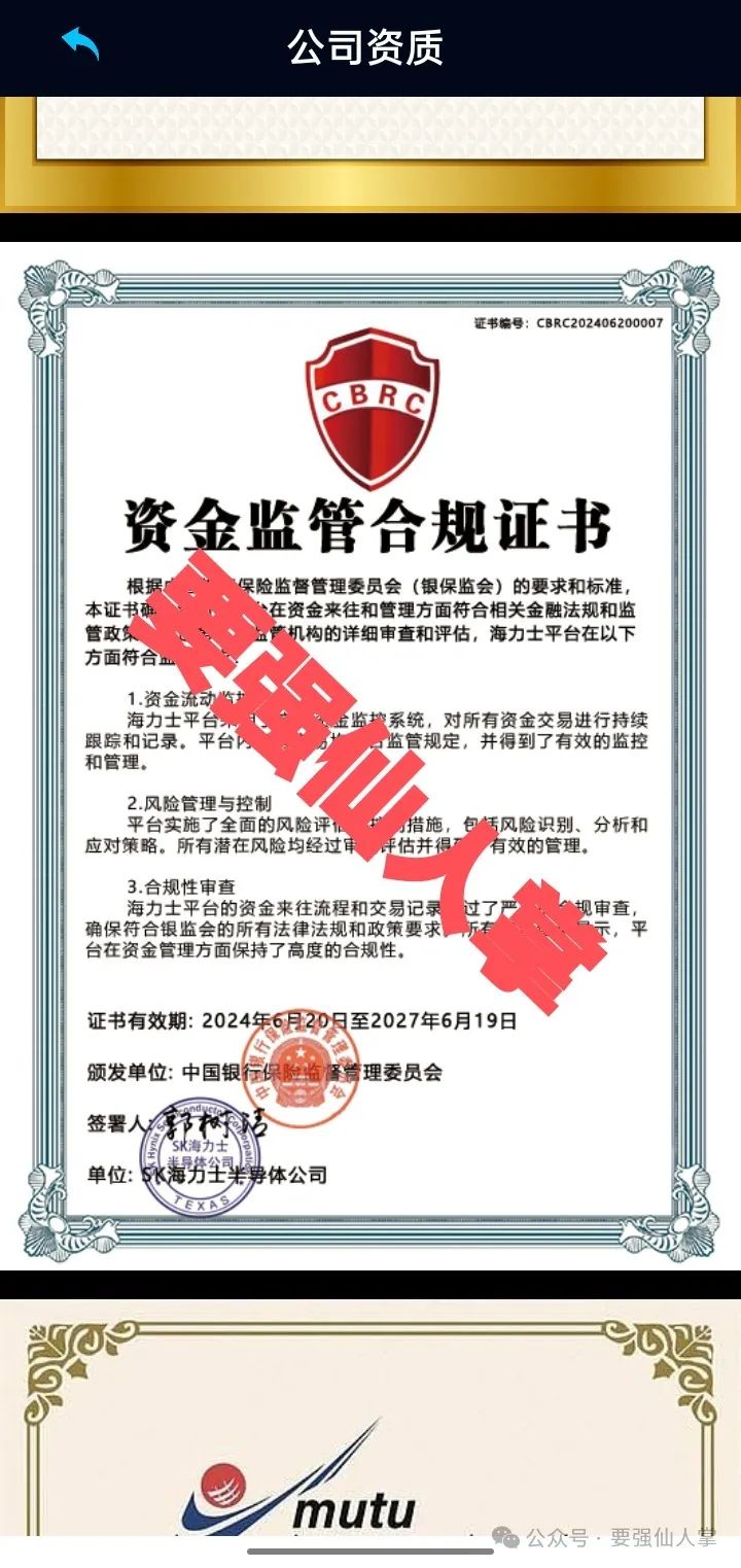 曝光一个打着半导体芯片的资金盘骗局SK Hynix（SK海力士）插图6