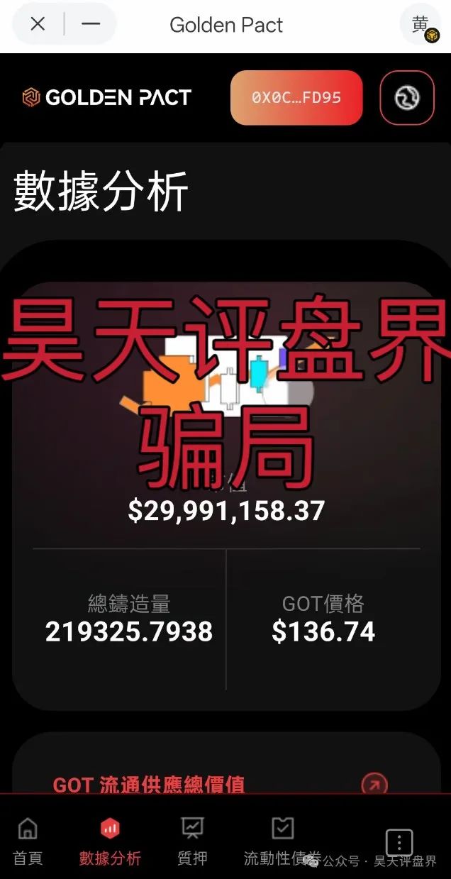 【黄金协议】Golden Pact分红类资金盘骗局，6万会员，和奥拉丁Orgin，webkey是同一个操盘手，高度预警！插图5