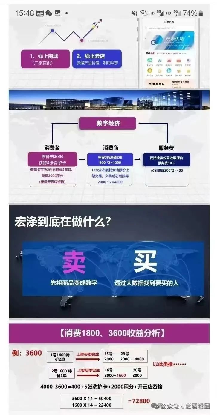 【宏涤洗衣】实为 “资金盘”，疯狂拉人头后，三十万会员正踩在 “爆雷” 边缘插图2