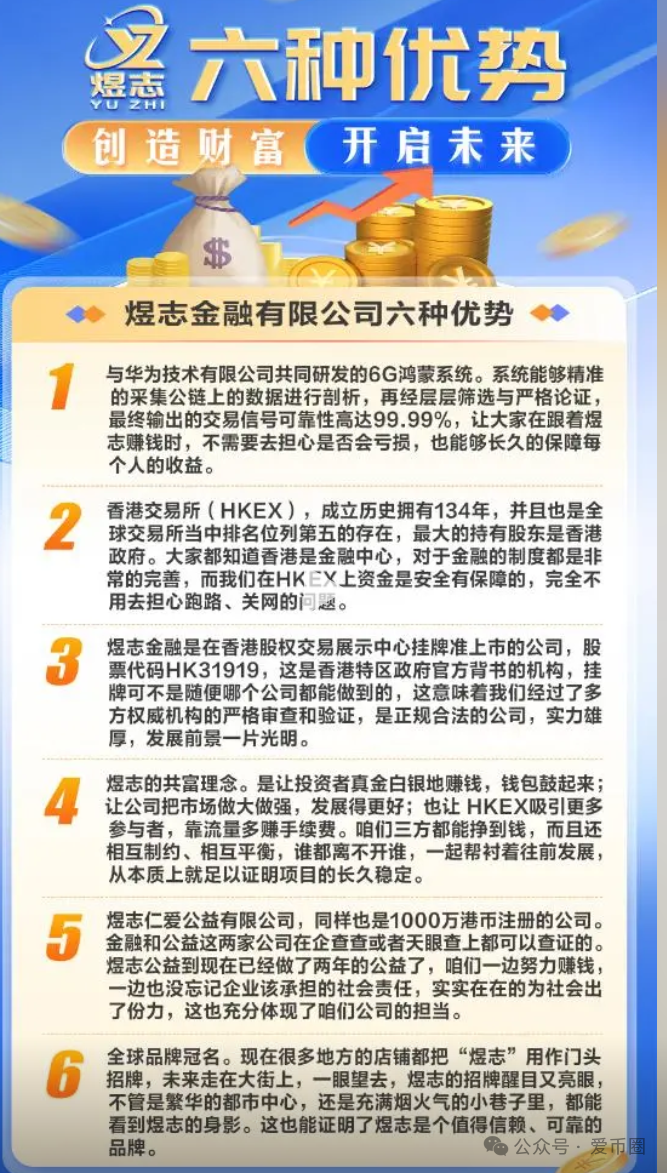 煜志金融骗局揭秘：煜志金融在香港交易所挂牌了吗？碰瓷华为，假上市！