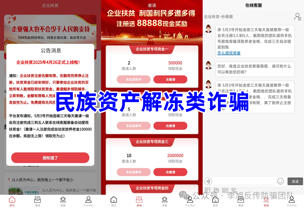 守好钱袋子！警惕这十多个项目，涉嫌传销、虚假理财诈骗、民族资产解冻、遇到请远离！插图1