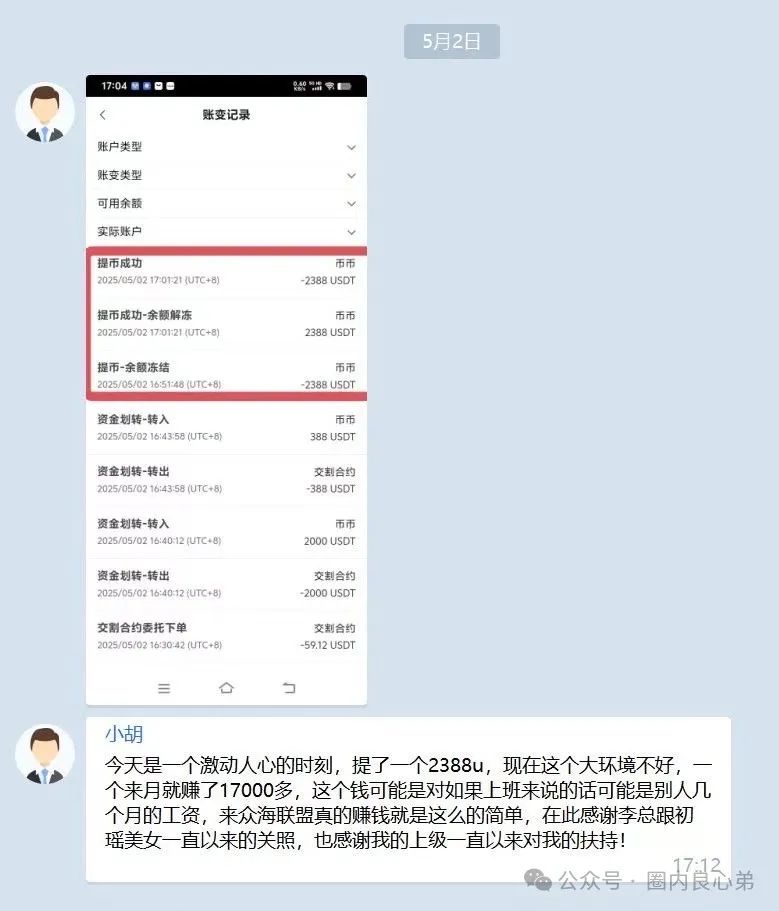 众海联盟—力达交易所，韭菜的火葬场，注意警惕，操盘手圈钱过亿，注意警惕。插图18