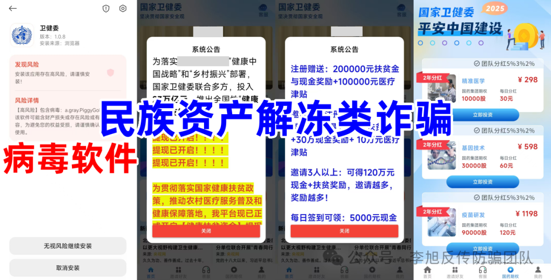 守好钱袋子！警惕这十多个项目，涉嫌传销、虚假理财诈骗、民族资产解冻、遇到请远离！插图2
