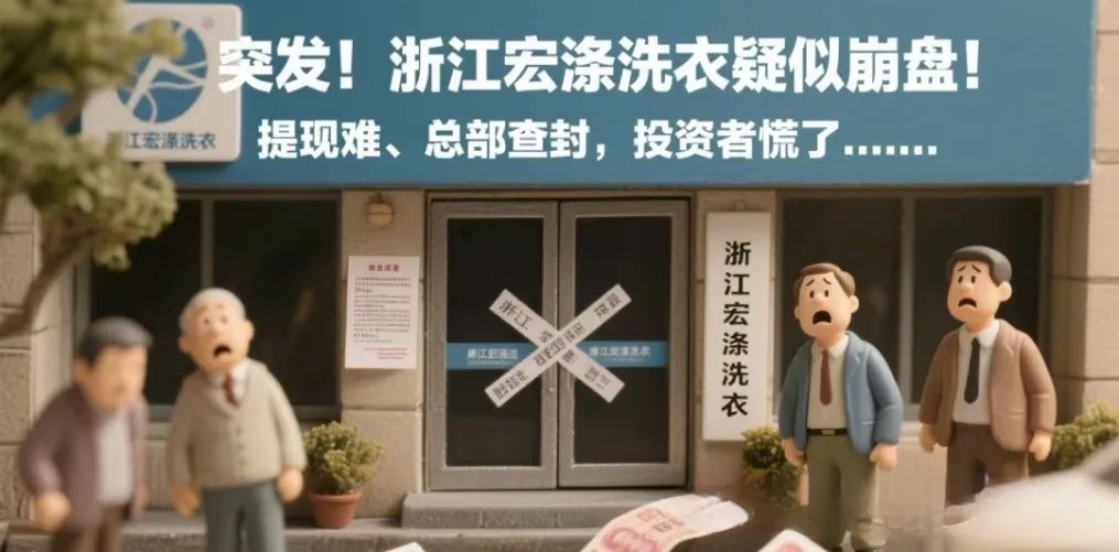 “宏涤洗衣”崩盘了，被立案调查，三十万会员血本无归！