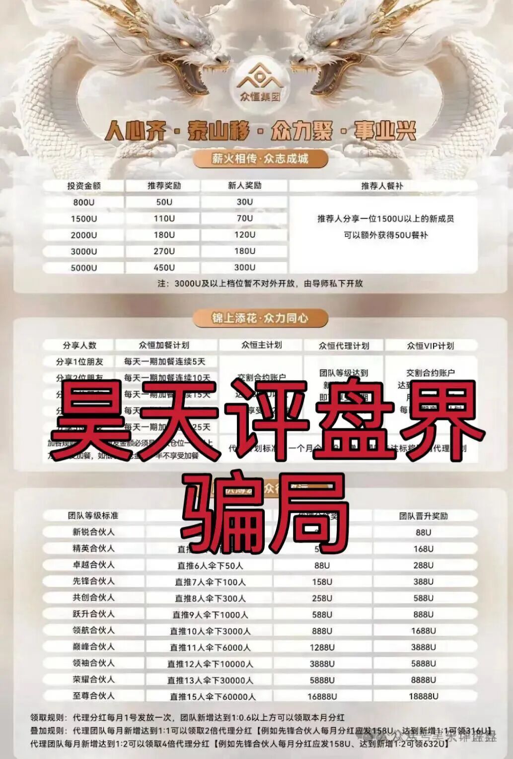 极光交易所（众恒集团）资金盘又包装了个众恒集团有限公司，又单割了100多人，已经被立案调查中，马上崩盘跑路！—昊天评盘界插图4