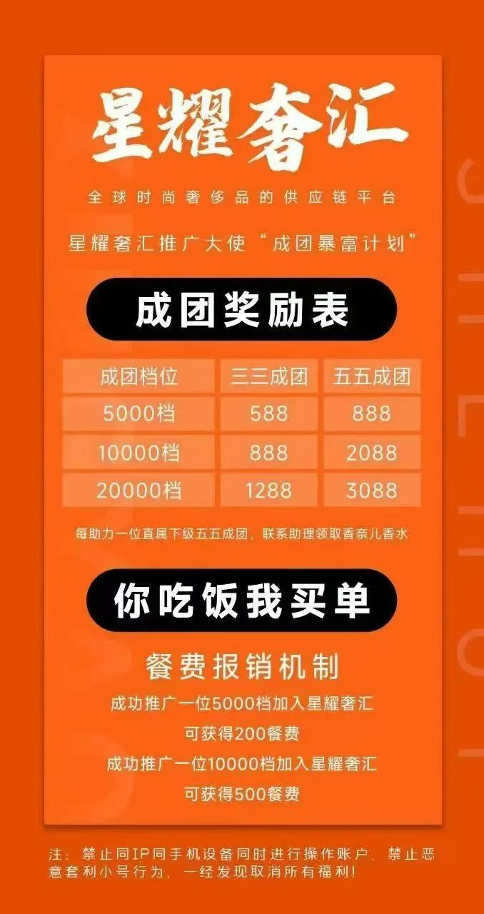 【星耀奢汇】 预警一轮圈短命分红盘  千万不要参与插图2