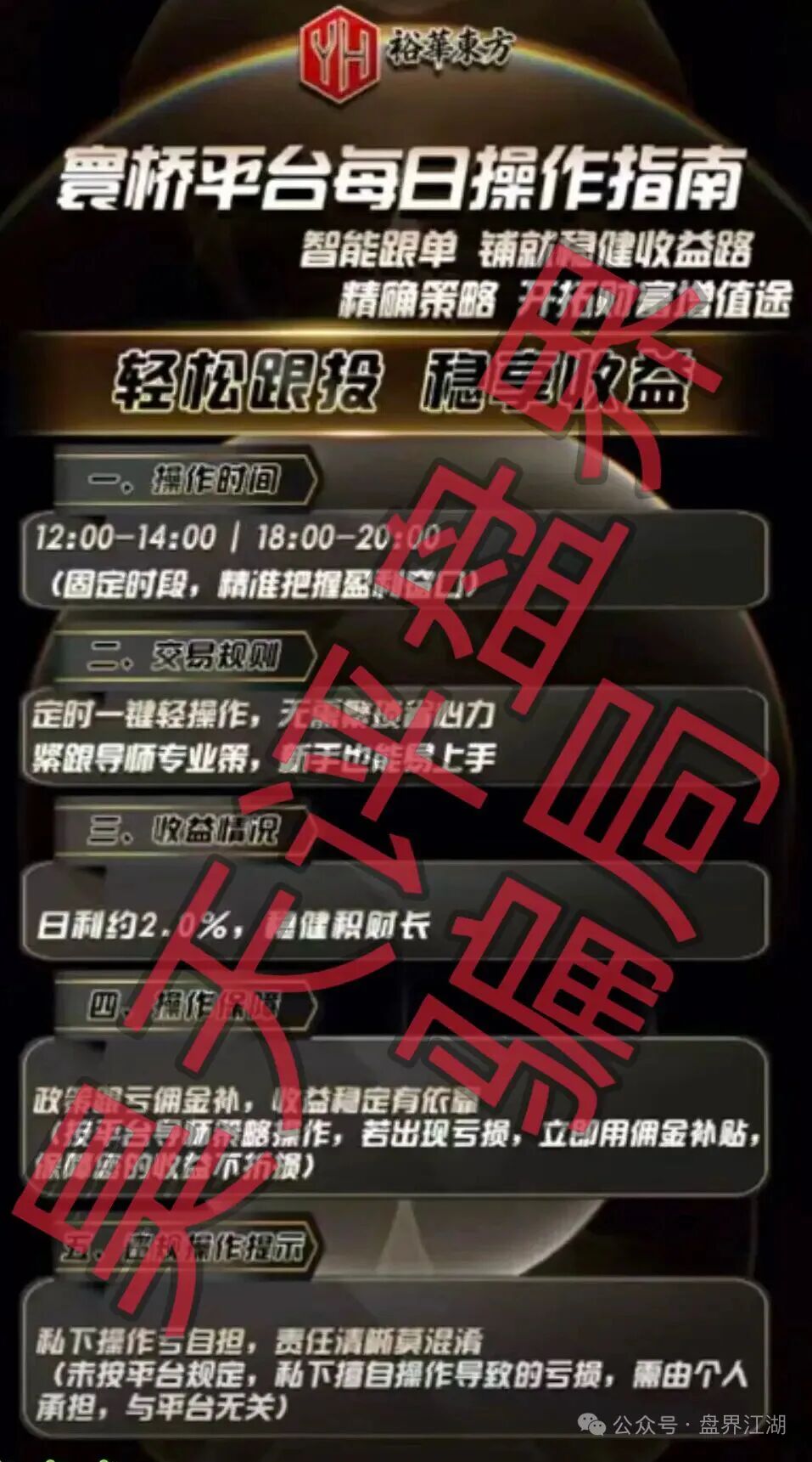 寰桥交易所（裕华东方）合约跟单类资金盘骗局，开始单割，崩盘在即！插图