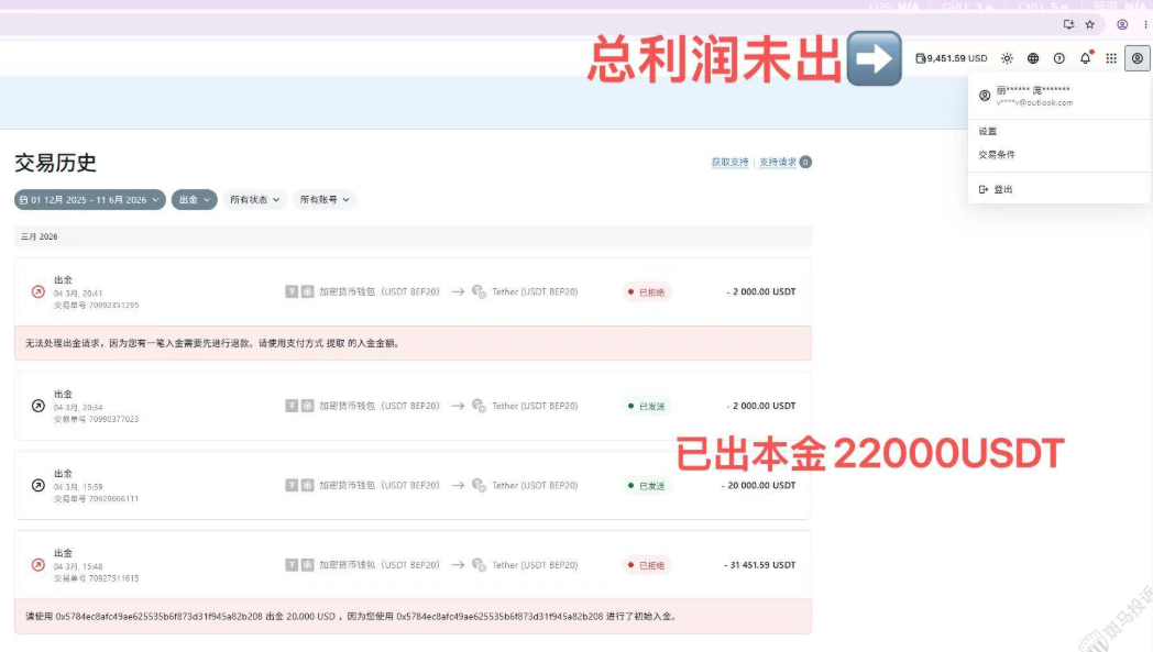 老"平台"也设卡?用户配合提交全套资料,9451 USDT盈利迟迟不能出金插图2 老"平台"也设卡?用户配合提交全套资料,9451 USDT盈利迟迟不能出金插图2