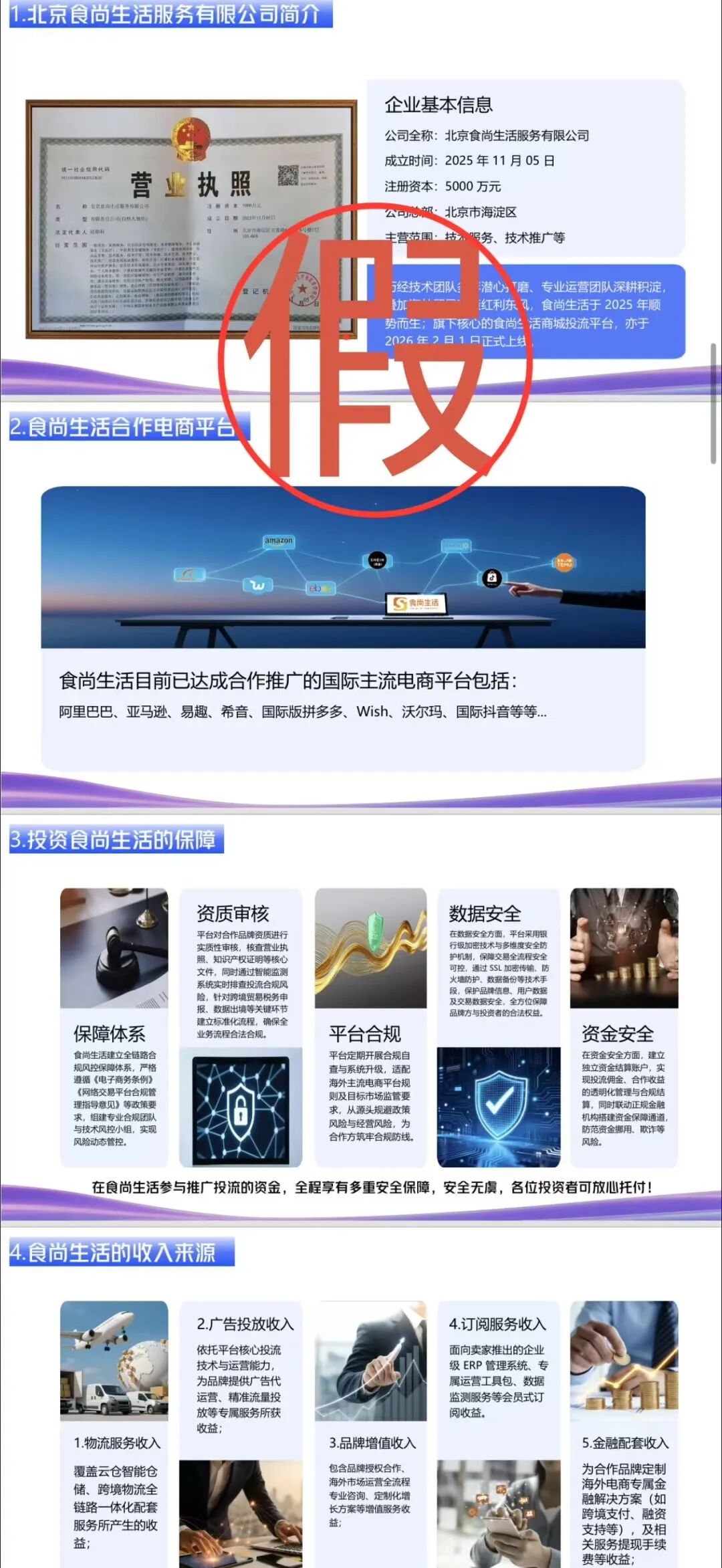 紧急预警！“食尚生活&安盈汇”是披着“跨境智能投流”外衣的资金盘骗局!!插图2