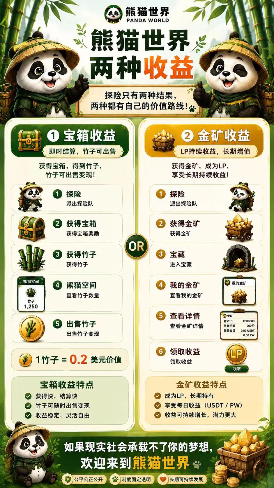 “熊猫世界”：披着游戏外衣的资金盘骗局，别被高收益画饼收割！插图2