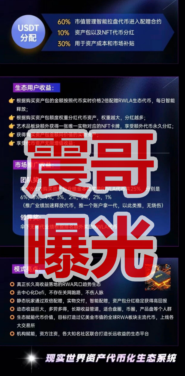 警惕！RWLA瑞拉生态是RWA类资金盘骗局，看见一定要远离插图2