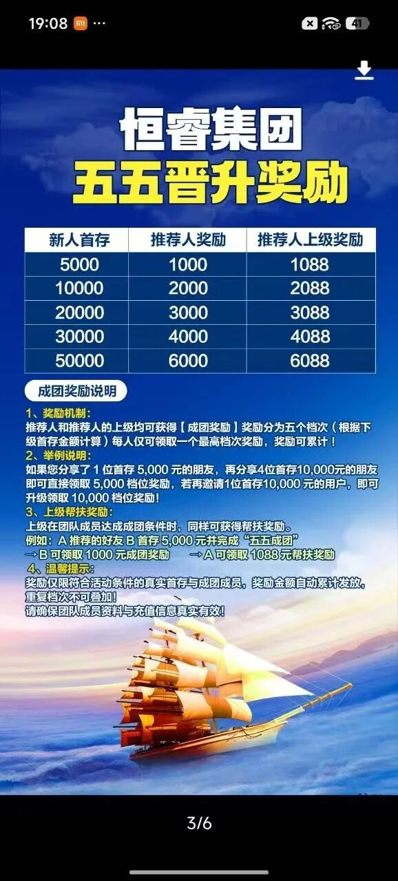 警惕“恒睿集团”骗局：一场披着“高薪推广”外衣的资金盘陷阱插图3