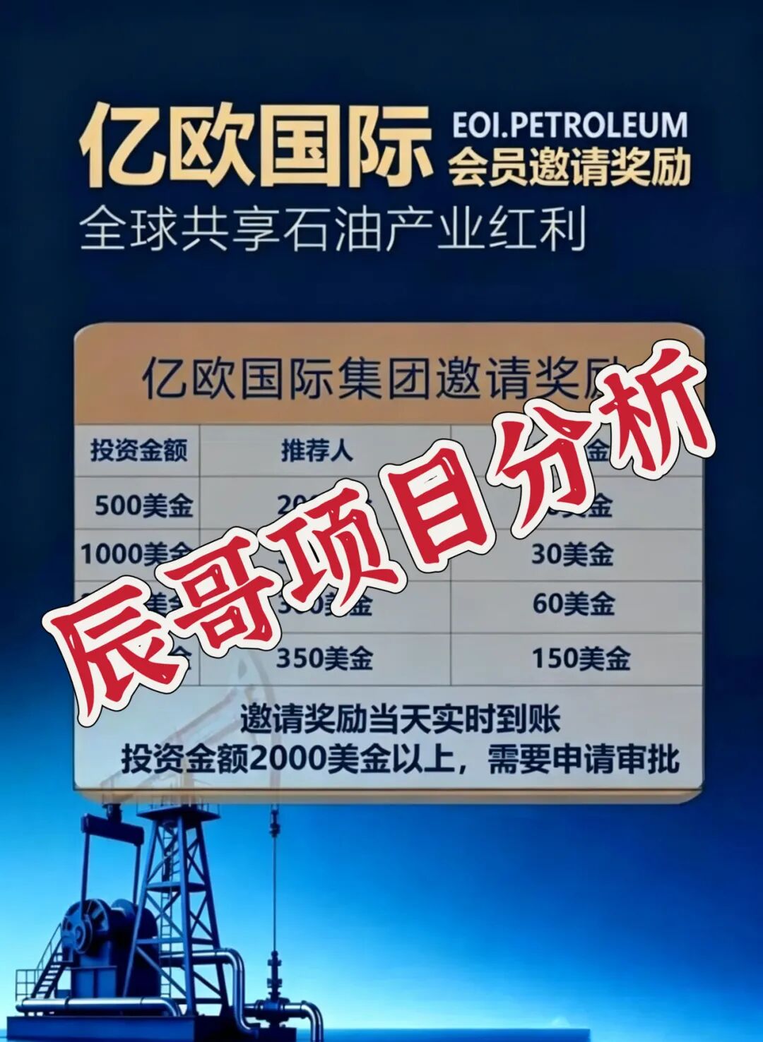 EO亿欧国际是资金盘骗局,打着石油是幌子,开盘就割,崩盘在即!插图1 EO亿欧国际是资金盘骗局,打着石油是幌子,开盘就割,崩盘在即!插图1