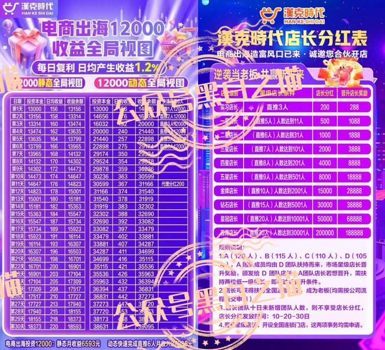“汉克时代”企业被碰瓷,境外团伙伪冒证照做资金盘,团队长知假贩假……插图6 “汉克时代”企业被碰瓷,境外团伙伪冒证照做资金盘,团队长知假贩假……插图6