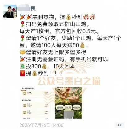 科普分析:如何识别换皮资金盘的典型风险特征插图3 科普分析:如何识别换皮资金盘的典型风险特征插图3