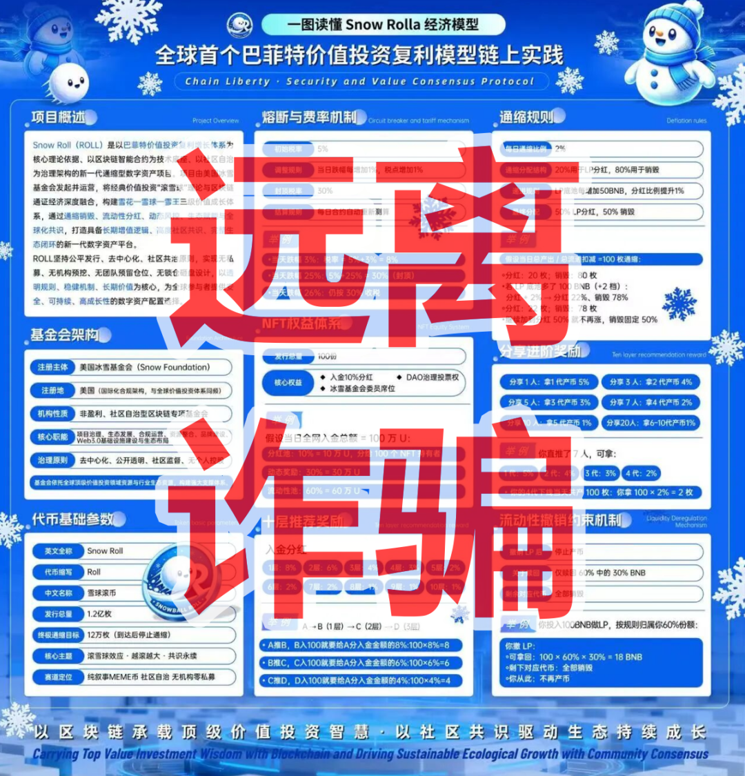 Snow Roll雪球币资金盘骗局,39倍收益,传销十代,你信了?插图1 Snow Roll雪球币资金盘骗局,39倍收益,传销十代,你信了?插图1