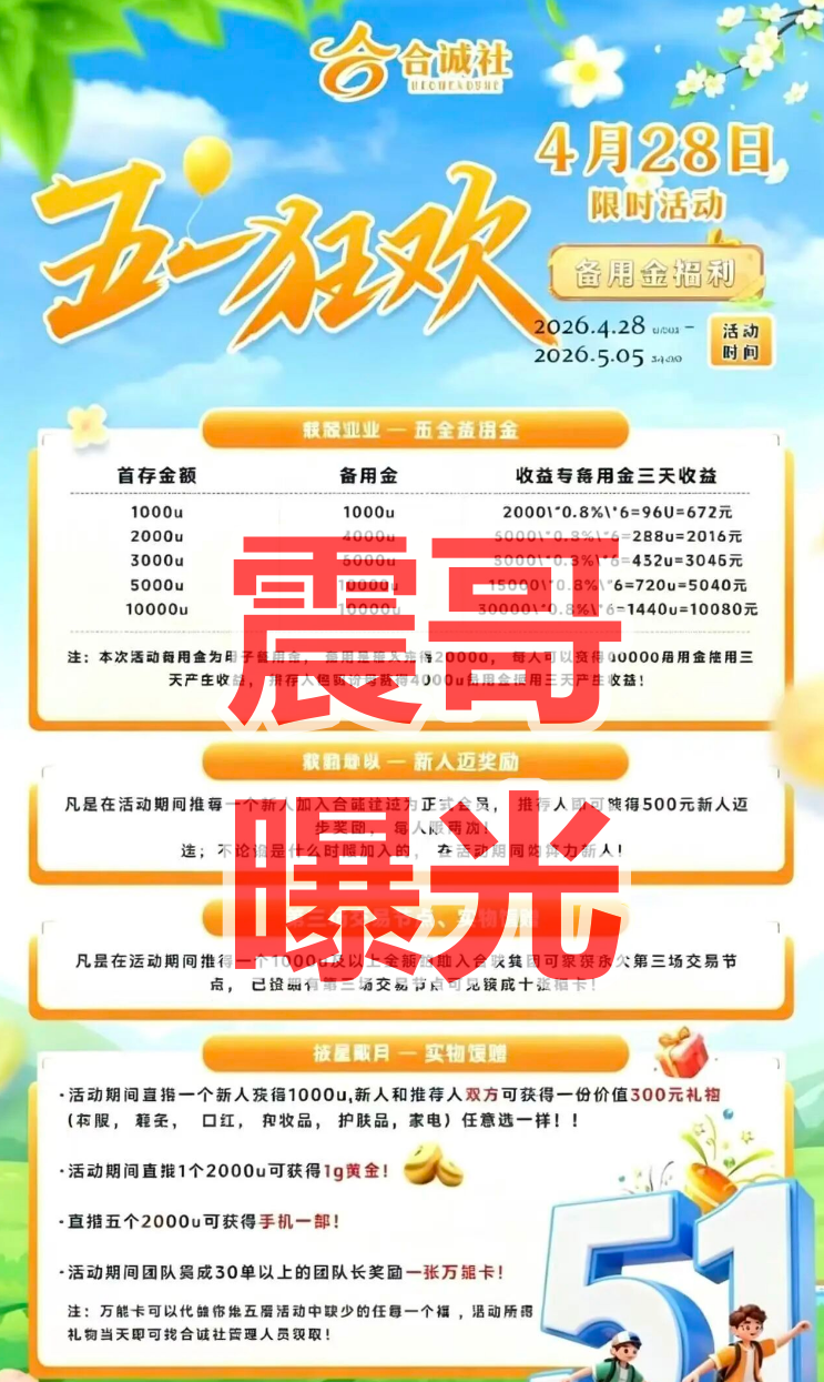合诚社（环宇汇交易所）资金盘骗局，开始最后的杀猪了，看见远离插图1