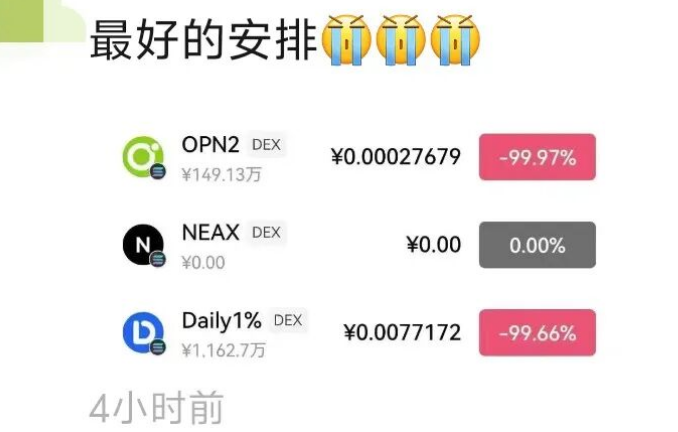 突发崩盘,凌晨集体暴跌-99.6%,全面关停服务器、封禁官方网站、社群全员禁言并解散!号称最强0撸的daily1跑路,无数人血本无归!插图3 突发崩盘,凌晨集体暴跌-99.6%,全面关停服务器、封禁官方网站、社群全员禁言并解散!号称最强0撸的daily1跑路,无数人血本无归!插图3
