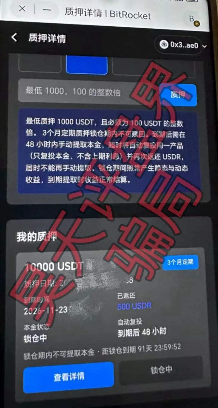 比特火箭（Bitrocket）质押分红类资金盘骗局，泡沫已大，高度预警，即将崩盘跑路！插图4