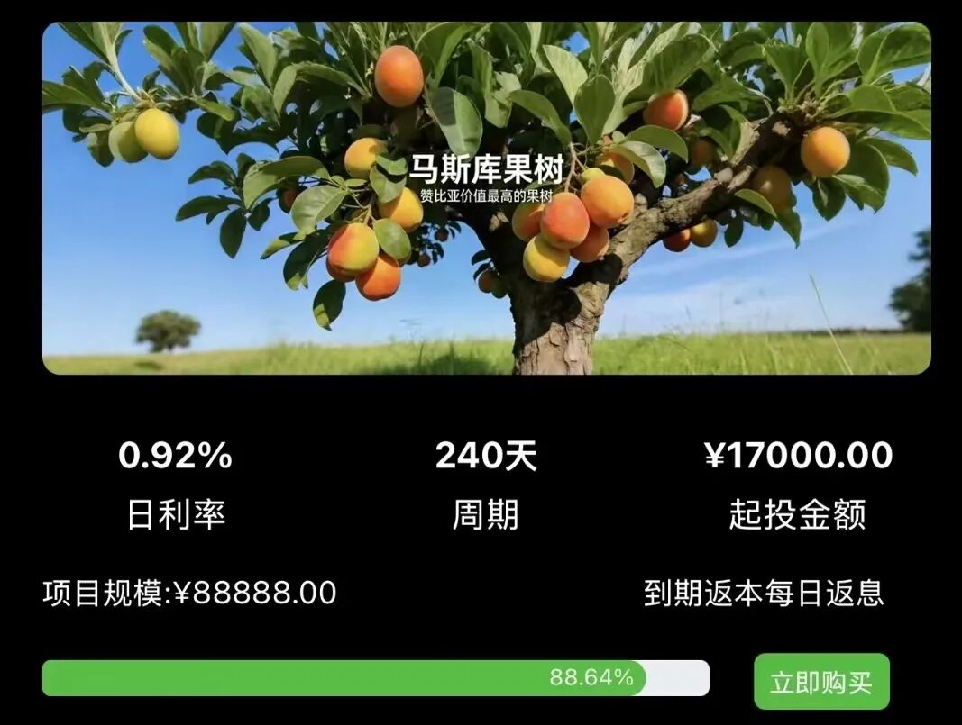 警惕!“华洋绿投”海外种果树,专骗想赚快钱的普通人! 赤裸裸资金盘骗局插图2 警惕!“华洋绿投”海外种果树,专骗想赚快钱的普通人! 赤裸裸资金盘骗局插图2