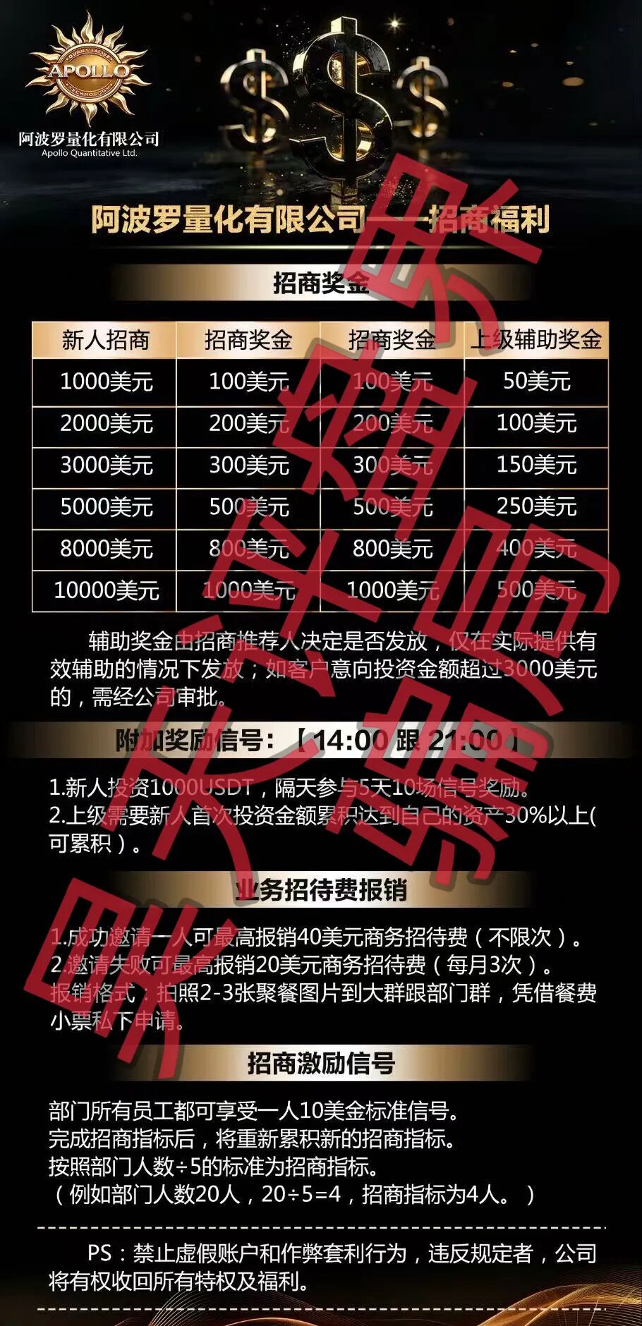阿波罗量化资金盘骗局：操盘手刘德伟又单割了500多人，已经被调查中，高度预警，即将崩盘跑路插图