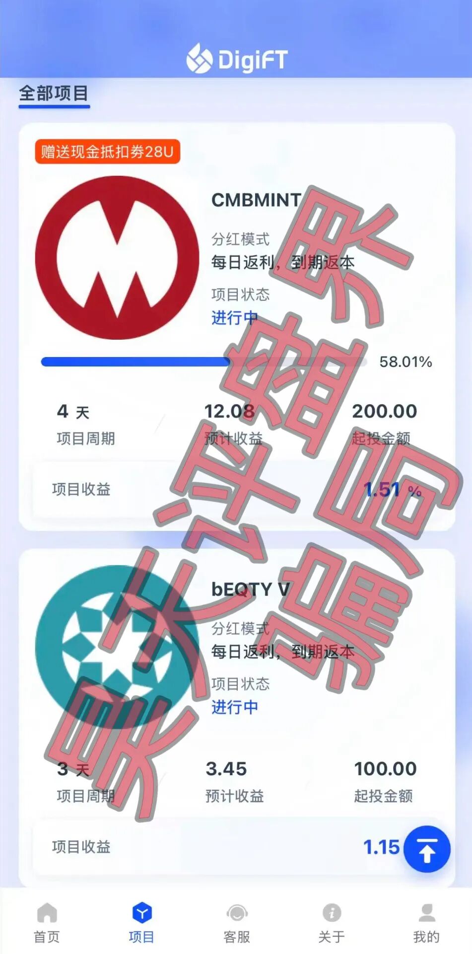 科普：解析假冒DigiFT分红项目的风险特征插图2