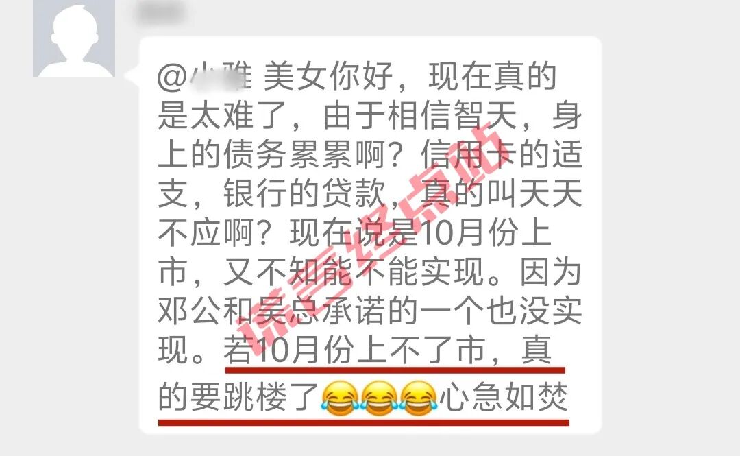 智天十月上市板上钉钉?四大真相曝光,别再被骗了插图9 智天十月上市板上钉钉?四大真相曝光,别再被骗了插图9