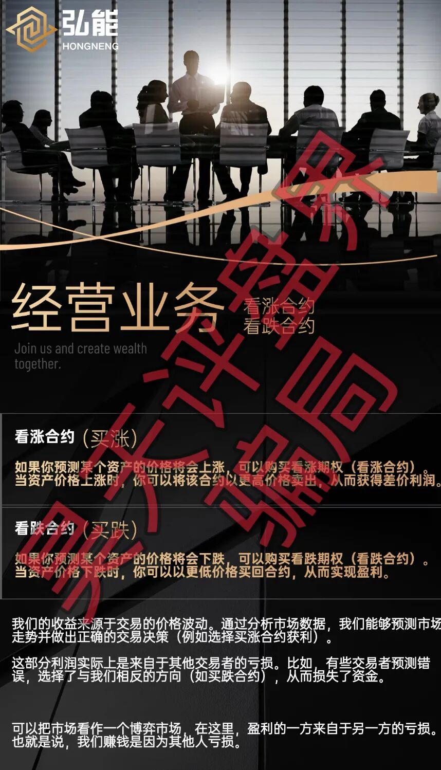 弘能金融合约跟单类资金盘骗局,柬埔寨的杀猪盘,已经开始单割,高度预警!—昊天评盘界插图1 弘能金融合约跟单类资金盘骗局,柬埔寨的杀猪盘,已经开始单割,高度预警!—昊天评盘界插图1